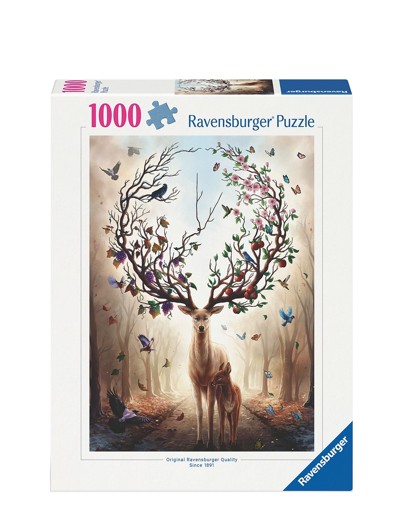Fantasy Deer 1000P Toys Puzzles And Games Puzzles Classic Puzzles Multi/patterned Ravensburger