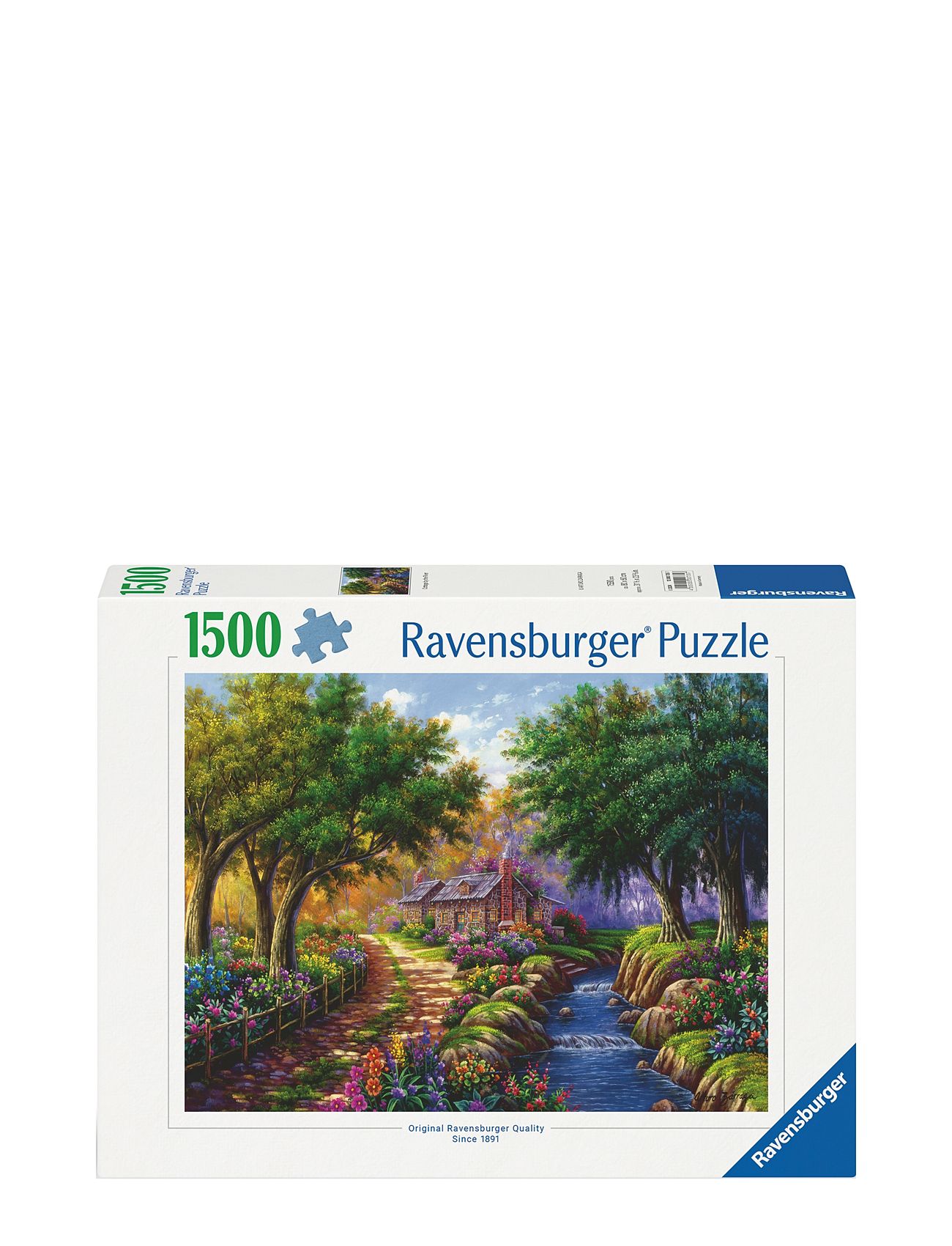 Cottage By The River 1500P Toys Puzzles And Games Puzzles Classic Puzzles Multi/patterned Ravensburger