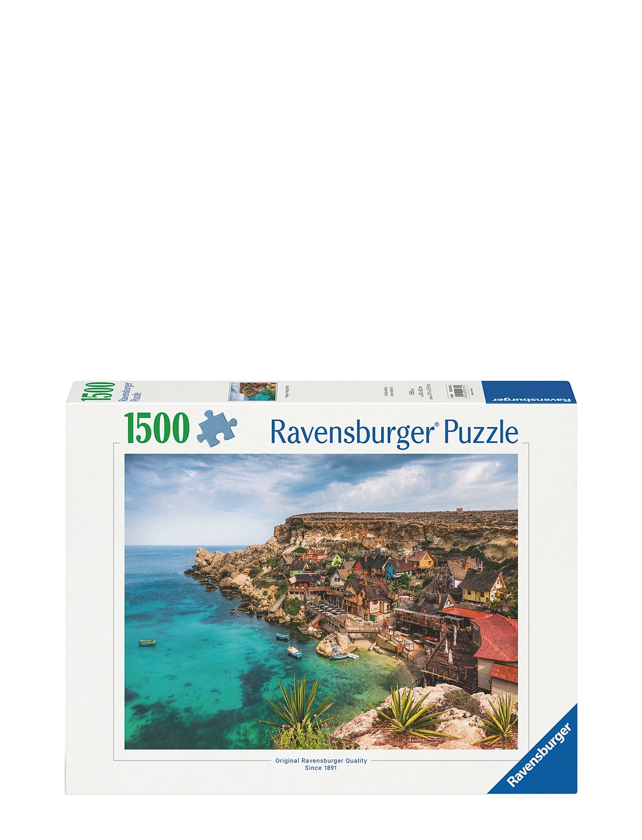 Popey Village Malta 1500P Toys Puzzles And Games Puzzles Classic Puzzles Multi/patterned Ravensburger