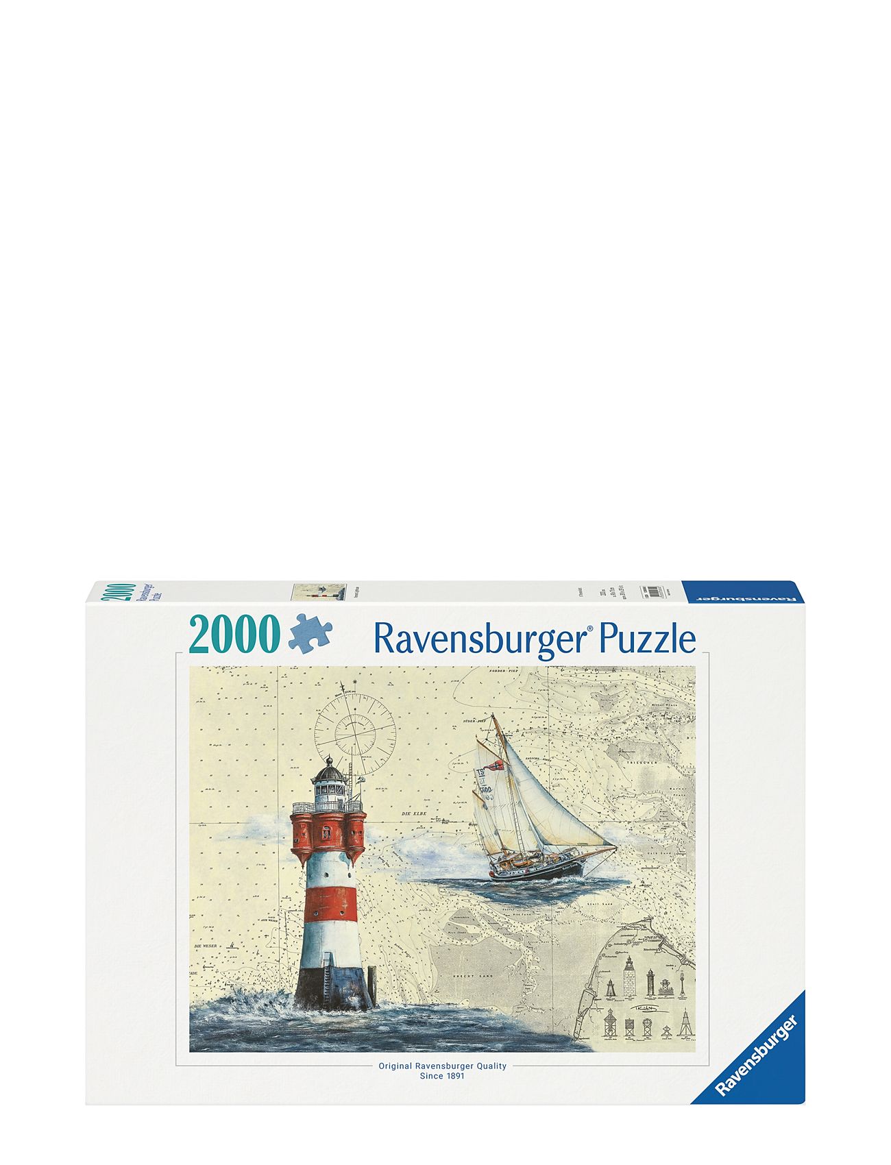 Romantic Lighthouse 2000P Toys Puzzles And Games Puzzles Classic Puzzles Multi/patterned Ravensburger