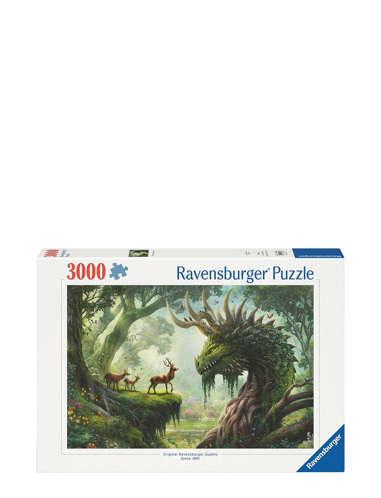 Ravensburger The Forest Dragon Awakes 3000P, One Size, Multi/patterned, Puslespil & Spil > Puslespil, Unisex