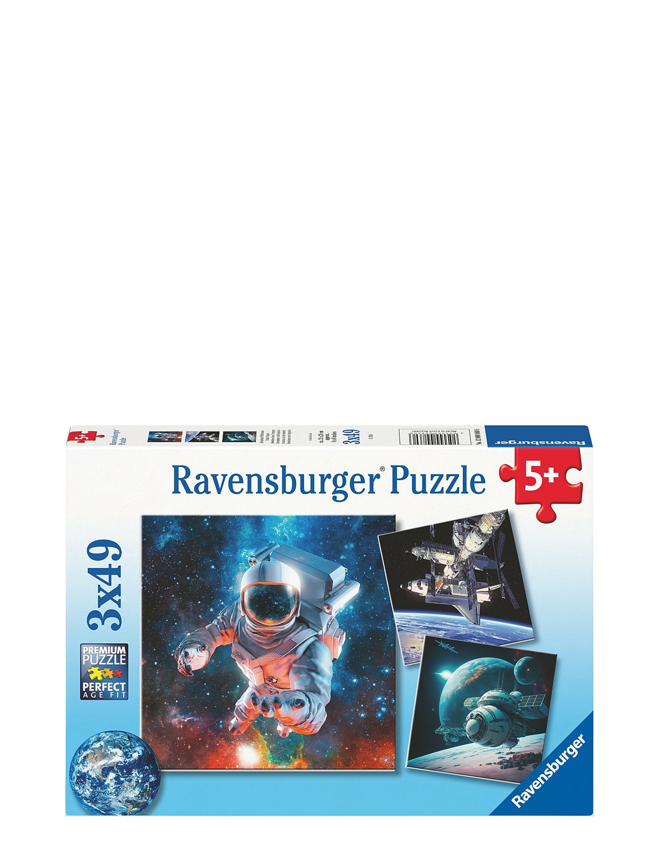 Space Adventure 3X49P Toys Puzzles And Games Puzzles Classic Puzzles Multi/patterned Ravensburger