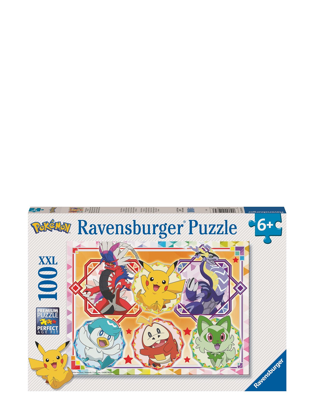 Pokémon 100P Toys Puzzles And Games Puzzles Classic Puzzles Multi/patterned Ravensburger