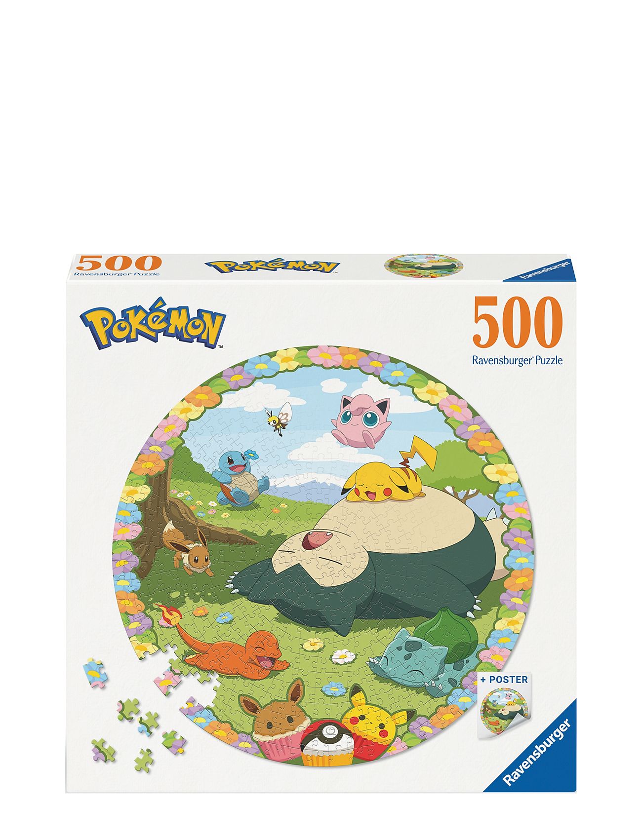 Blooming Pokémon 500P Toys Puzzles And Games Puzzles Classic Puzzles Multi/patterned Ravensburger