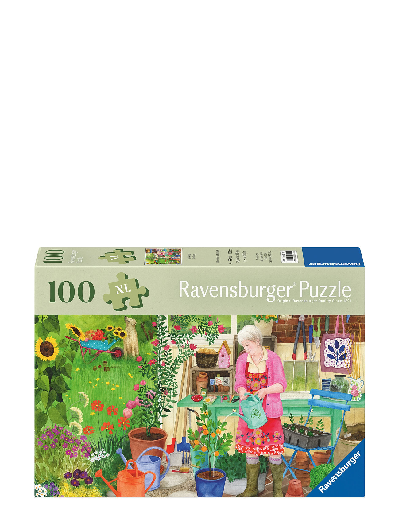 Gardening 100P Ad Toys Puzzles And Games Puzzles Classic Puzzles Multi/patterned Ravensburger