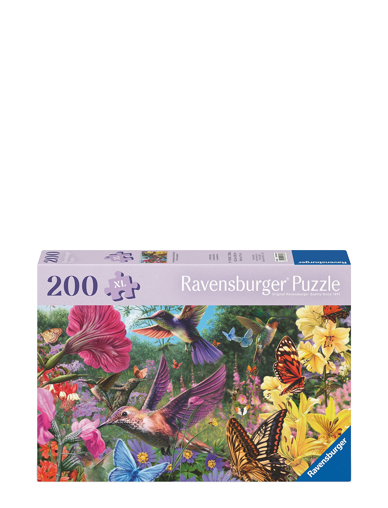 Hummingbirds & Butterflies 200P Ad Toys Puzzles And Games Puzzles Classic Puzzles Multi/patterned Ravensburger