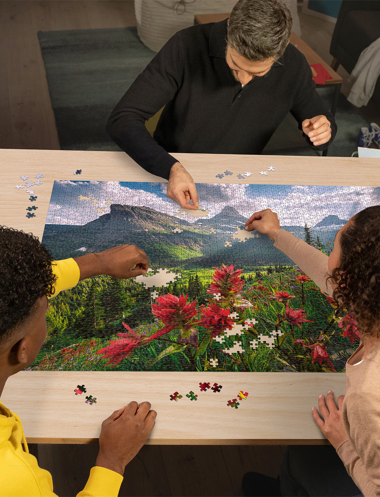 Ravensburger Pristine Mountains 2000P, One Size, Multi/patterned, Puslespil > Klassiske Puslespil, Børn