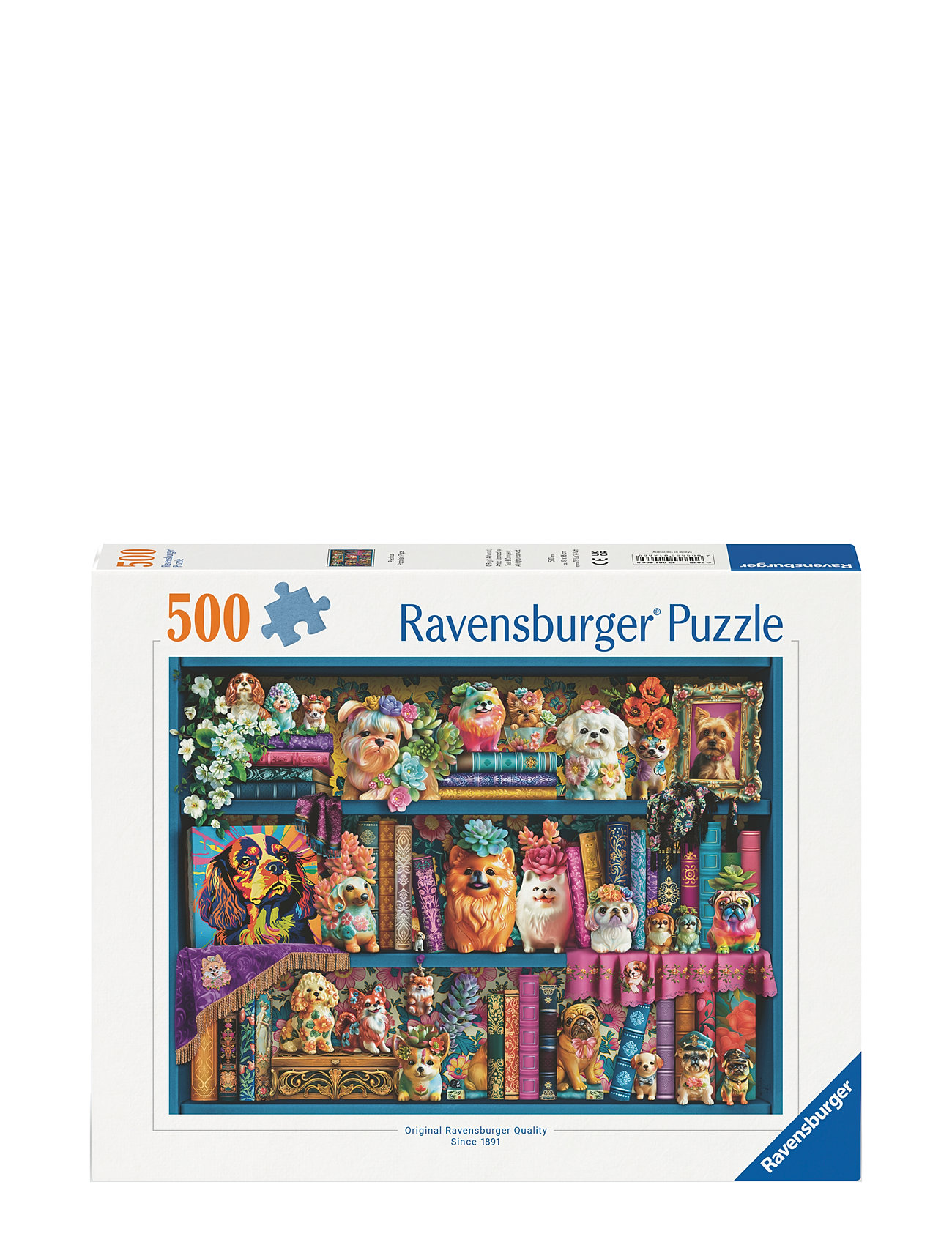 Precious Porcelain Pups 500P Toys Puzzles And Games Puzzles Classic Puzzles Multi/patterned Ravensburger