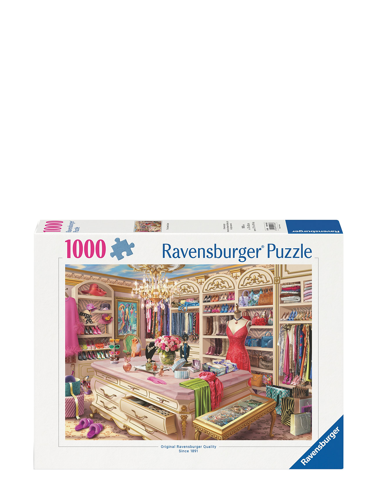 The Coveted Closet 1000P Toys Puzzles And Games Puzzles Classic Puzzles Multi/patterned Ravensburger