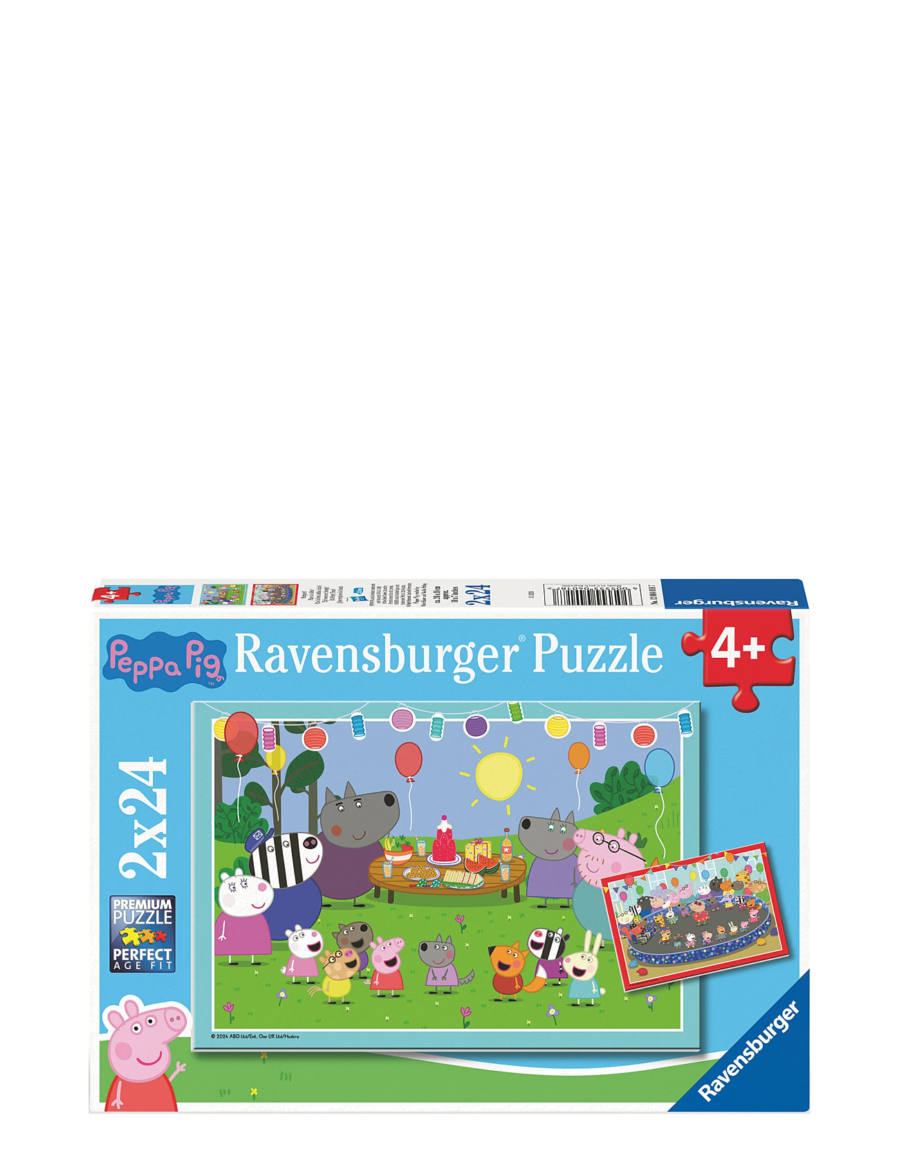 Peppa Pig 2X24P Toys Puzzles And Games Puzzles Classic Puzzles Multi/patterned Ravensburger