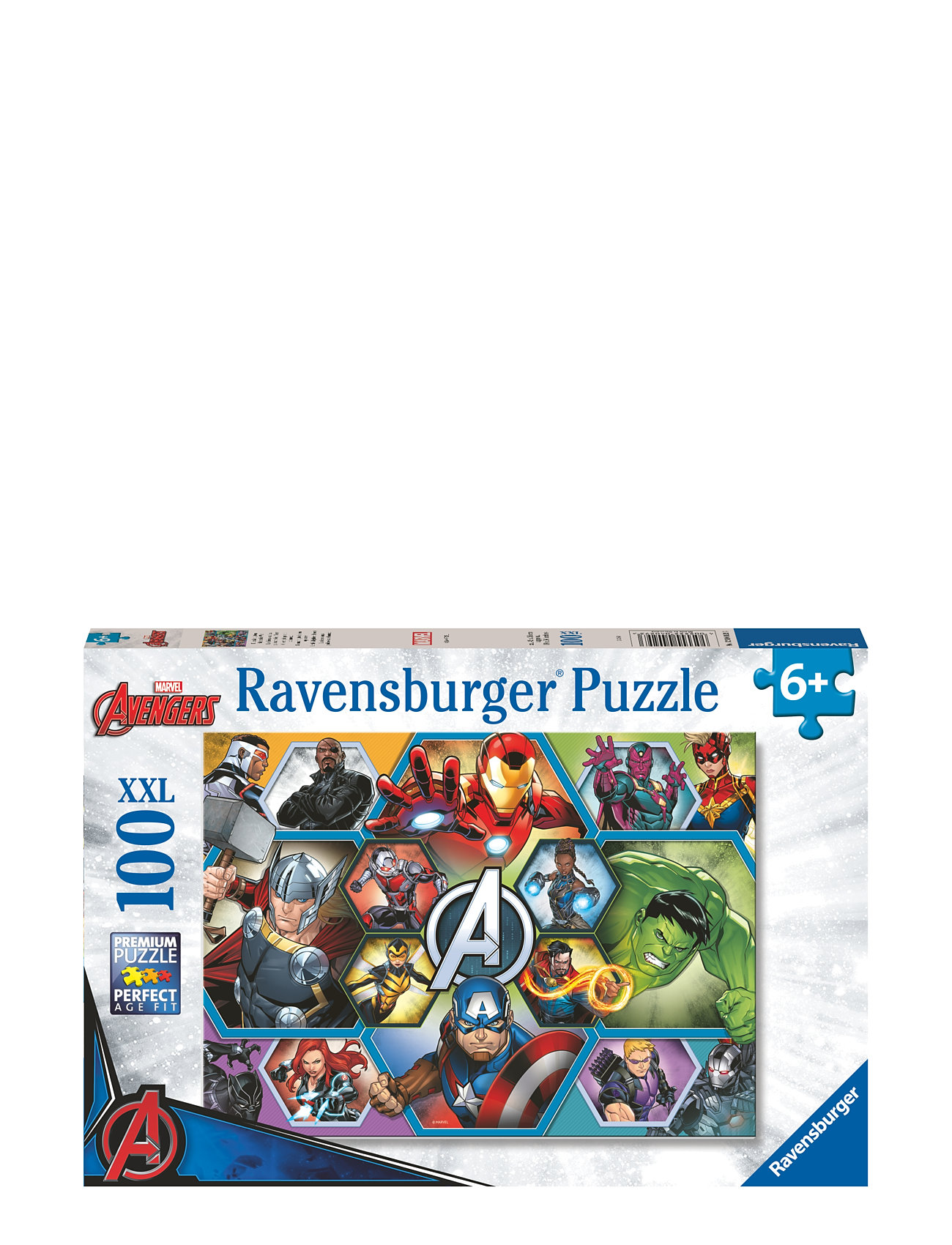 Marvel Avengers 100P Toys Puzzles And Games Puzzles Classic Puzzles Multi/patterned Ravensburger