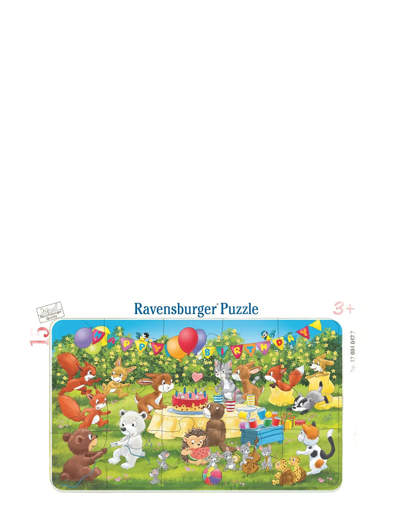 Animal Birthday Party 15P Toys Puzzles And Games Puzzles Classic Puzzles Multi/patterned Ravensburger