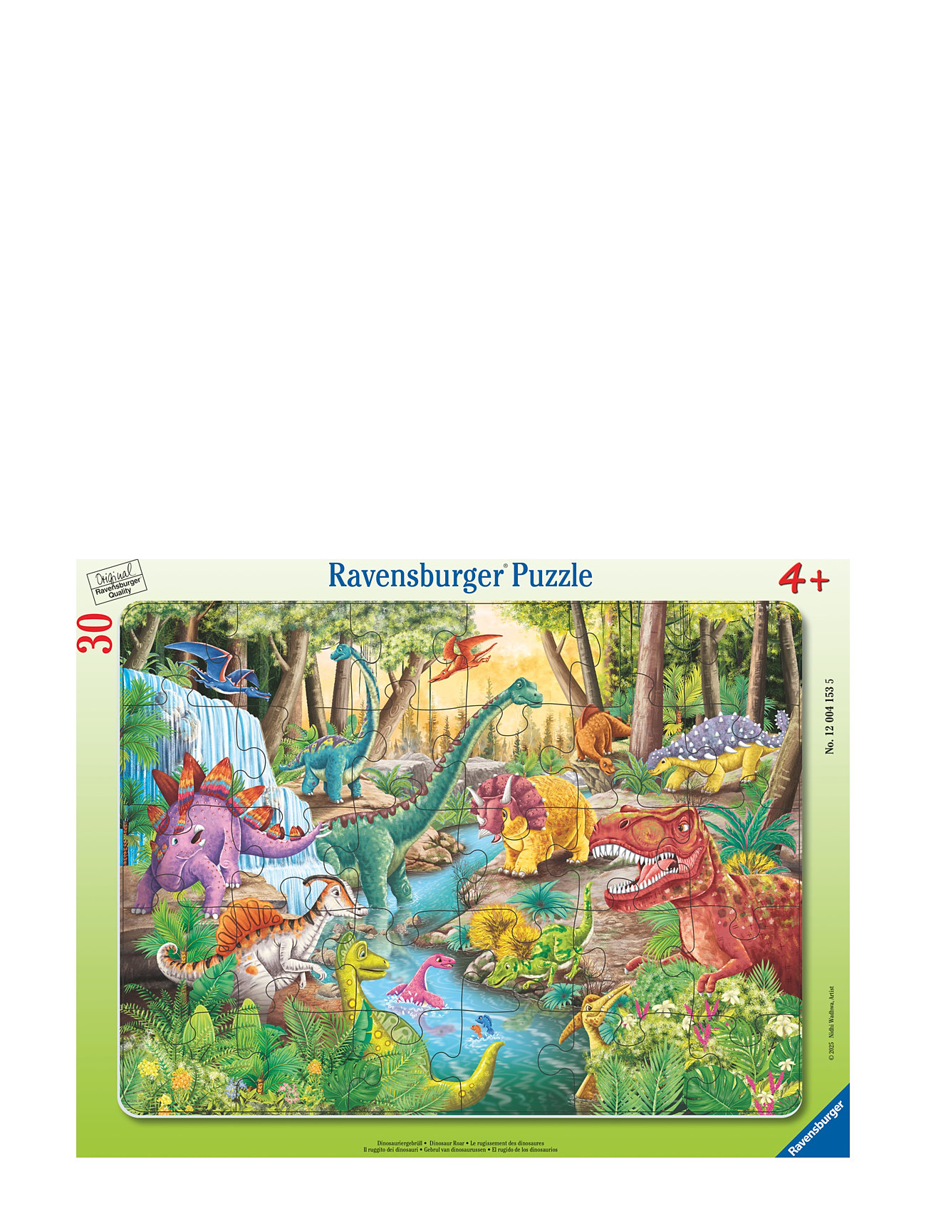 Dinosaur Roar 24-30P Toys Puzzles And Games Puzzles Classic Puzzles Multi/patterned Ravensburger