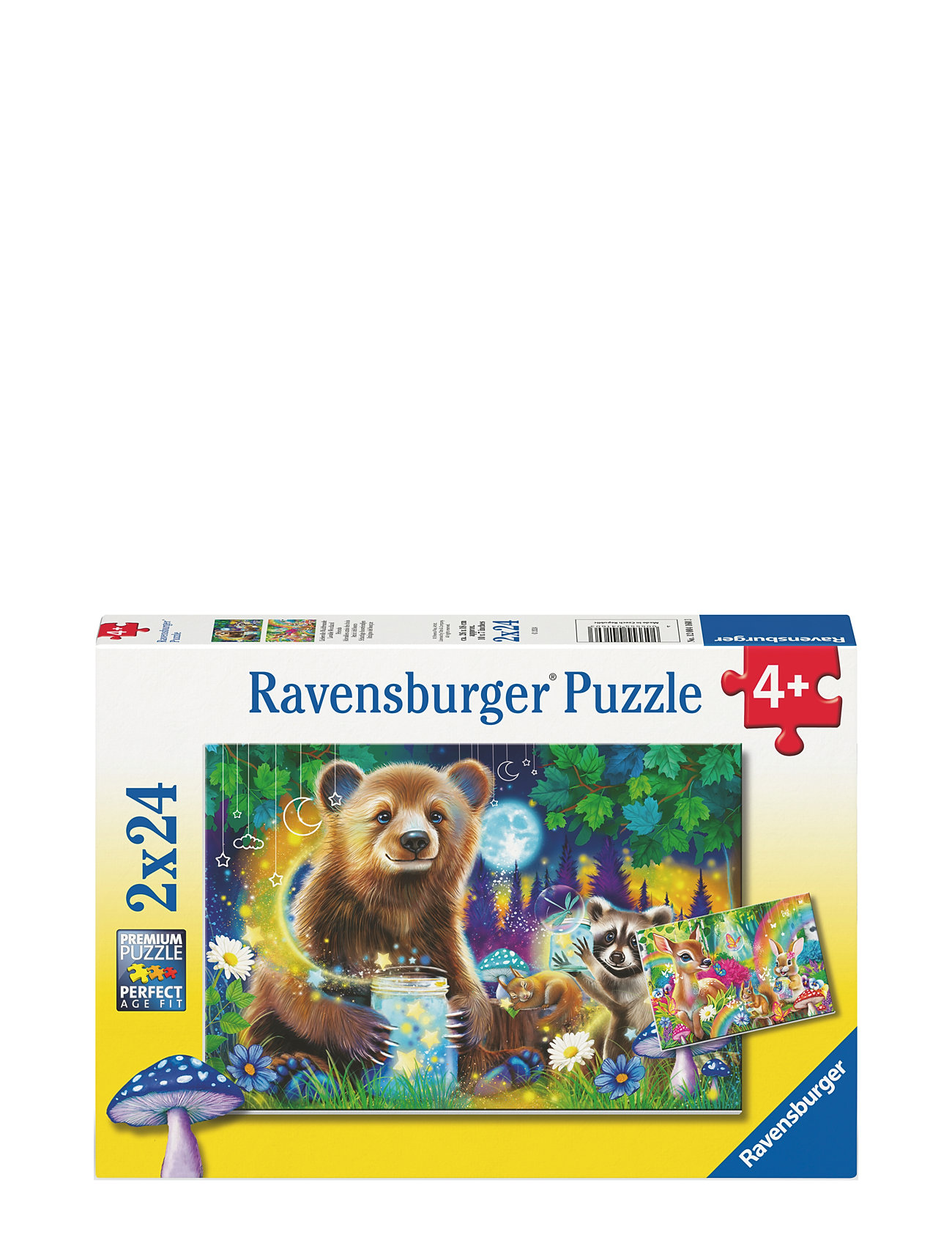 Lovable Woodland Friends 2X24P Toys Puzzles And Games Puzzles Classic Puzzles Multi/patterned Ravensburger
