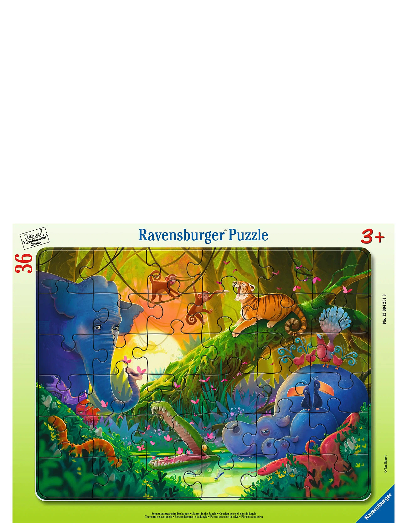 Ravensburger Jungle 36P, One Size, Multi/patterned, Puslespil > Klassiske Puslespil, Børn