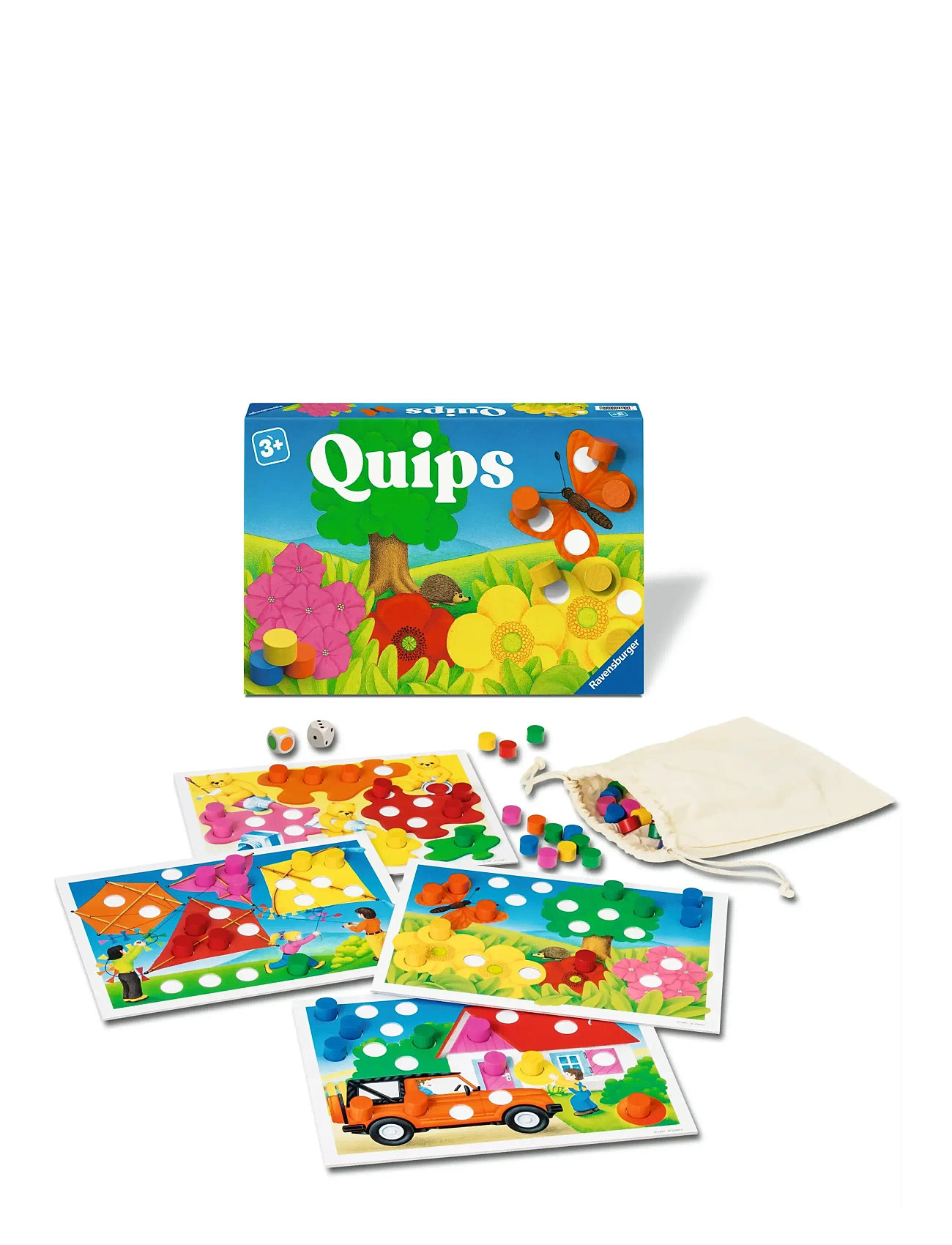 Ravensburger Quips Sv/No/Da/Fi, SWEDISH, Multi/patterned, Spil > Brætspil, Børn