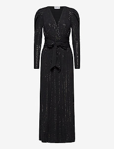 Tuesday Dress - aftenkjoler - black sequin