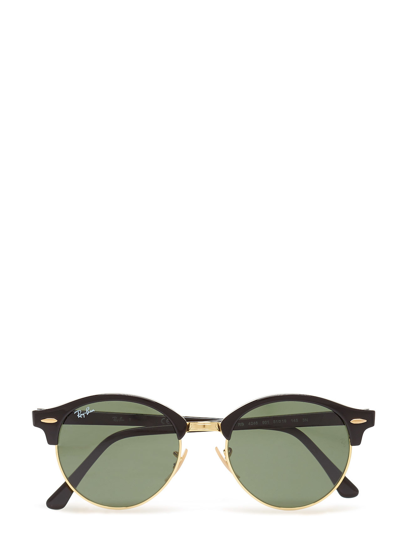 Clubround Designers Sunglasses Round Frame Sunglasses Black Ray-Ban