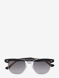 HAWKEYE - d-shaped solbriller - black on transparent