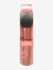 Real Techniques - Real Techniques Powder Brush Multilingual - pudderbørste - pink - 1