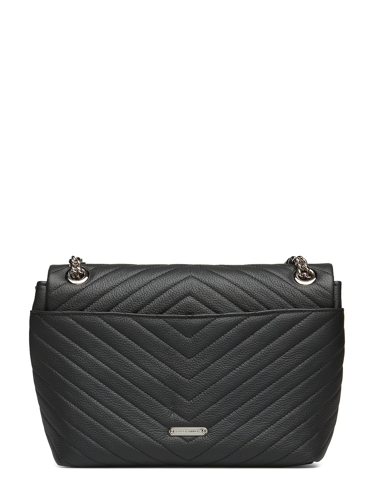 Shoulder Bag Flap Minkoff nickelRebecca Pebbleblack Edie vmNO8nw0
