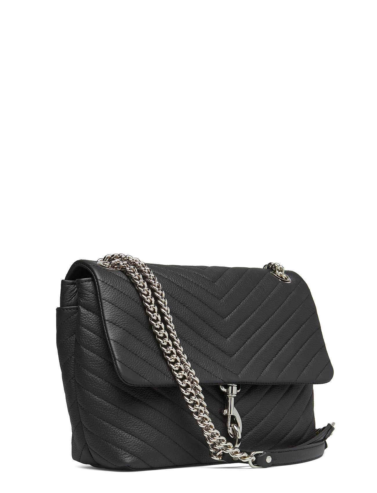 Shoulder Bag Flap Minkoff nickelRebecca Pebbleblack Edie vmNO8nw0