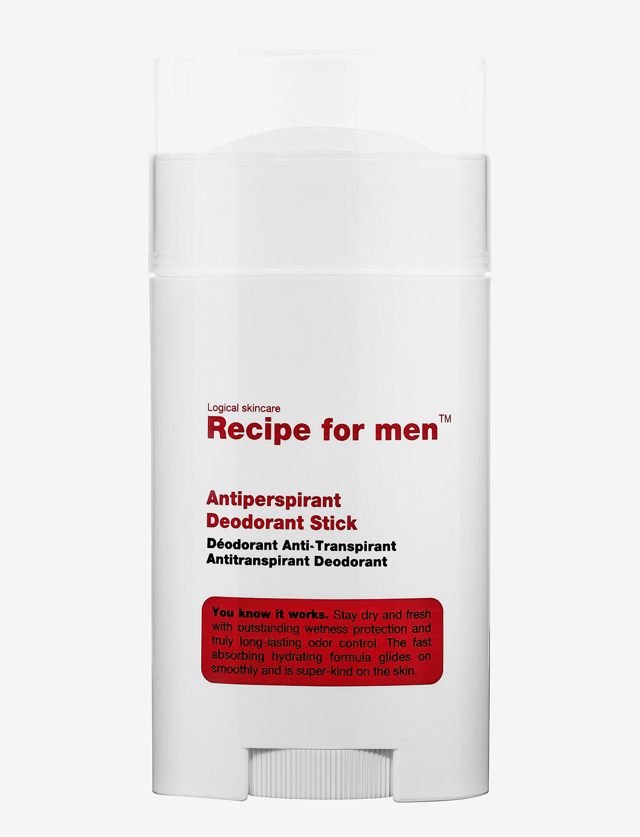 Recipe for Men Recipe Antiperspirant Deodorant Stick Myydyimmät