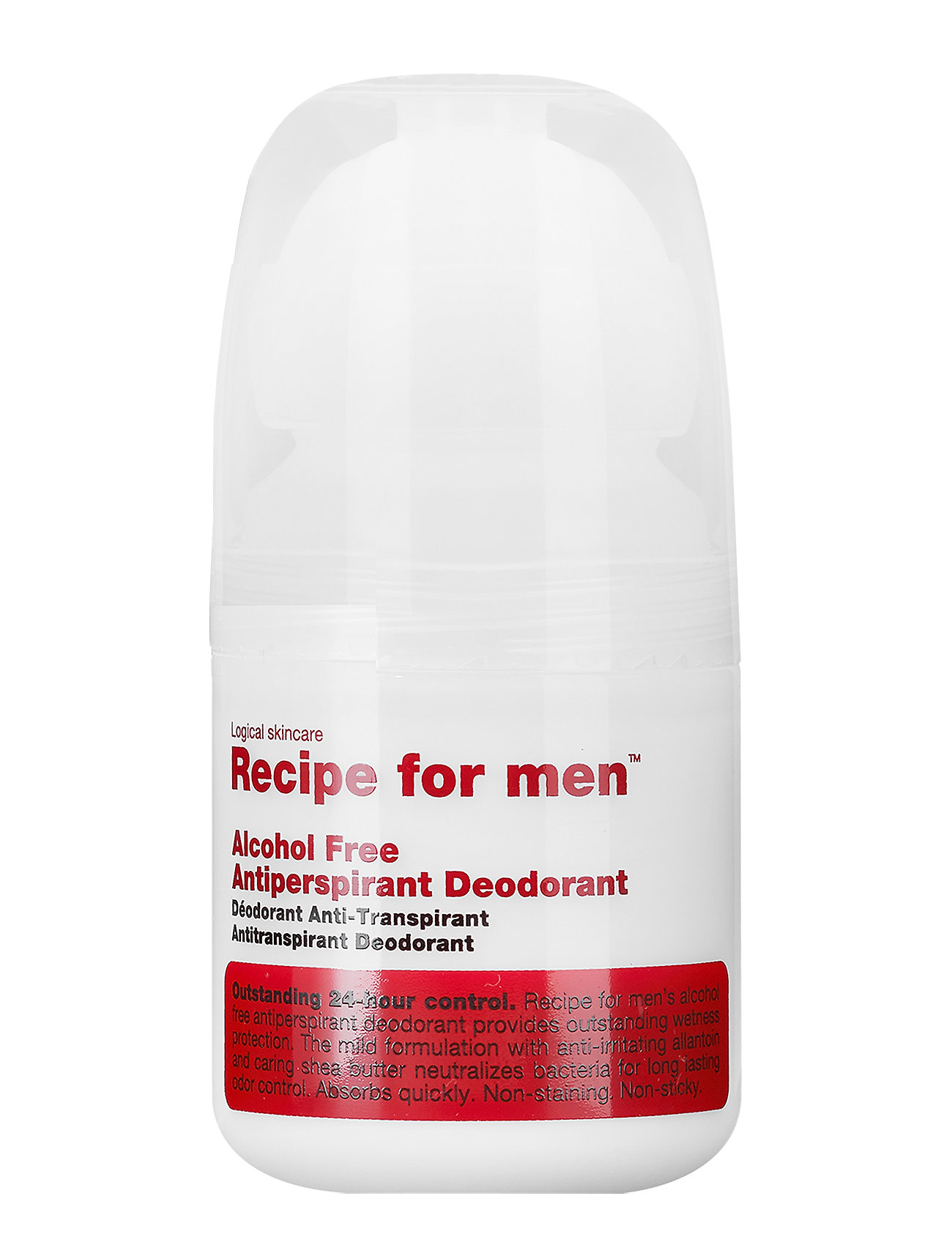 Recipe Alcohol Free Antiperspirant Deodorant Beauty Men Deodorants Roll-on Nude Recipe For Men
