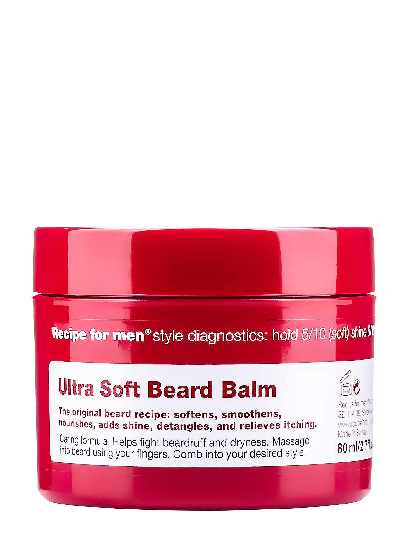 Recipe for Men Recipe Ultra Soft Beard Balm, 80 ml, Nude, Skæg Og Overskæg > Skægvoks Og Skægbalsam, Herre