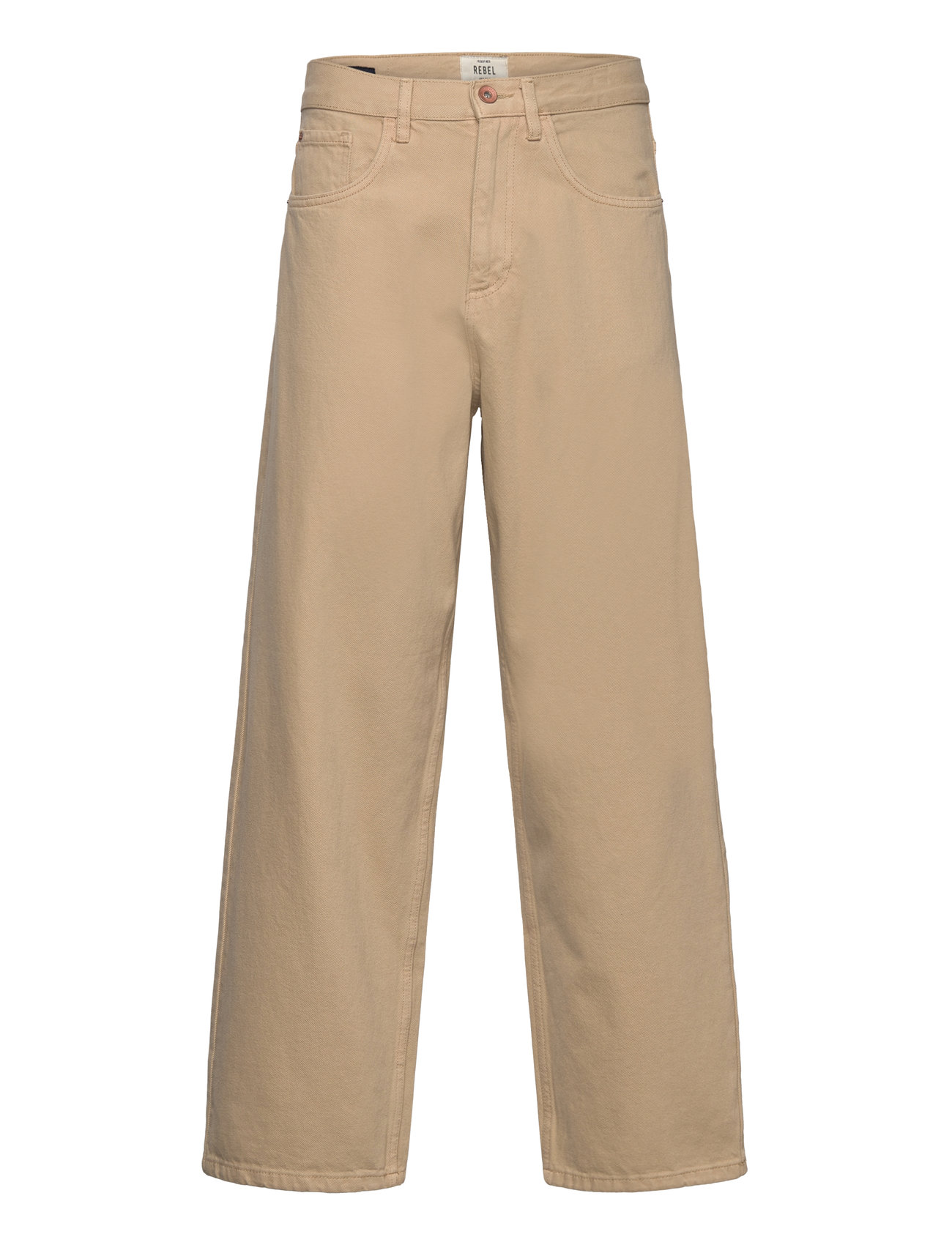 Redefined Rebel Rrcarter Pants Baggy Fit Gots Beige