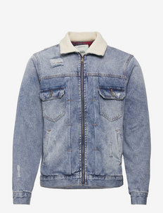 RRDennis Denim Jacket - lined denim jackets - light blue