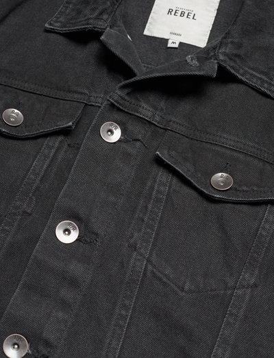 rrl black denim jacket