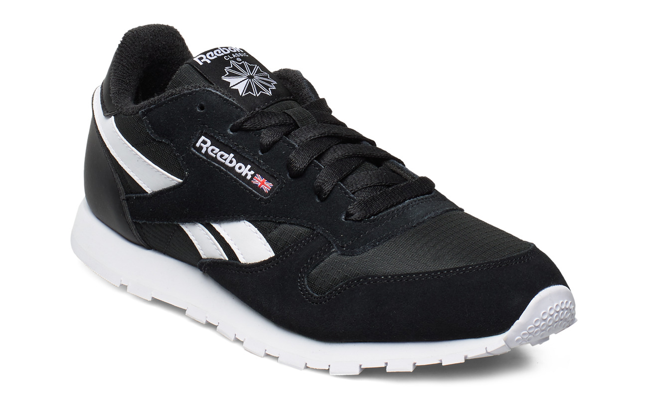 black and white reebok classics