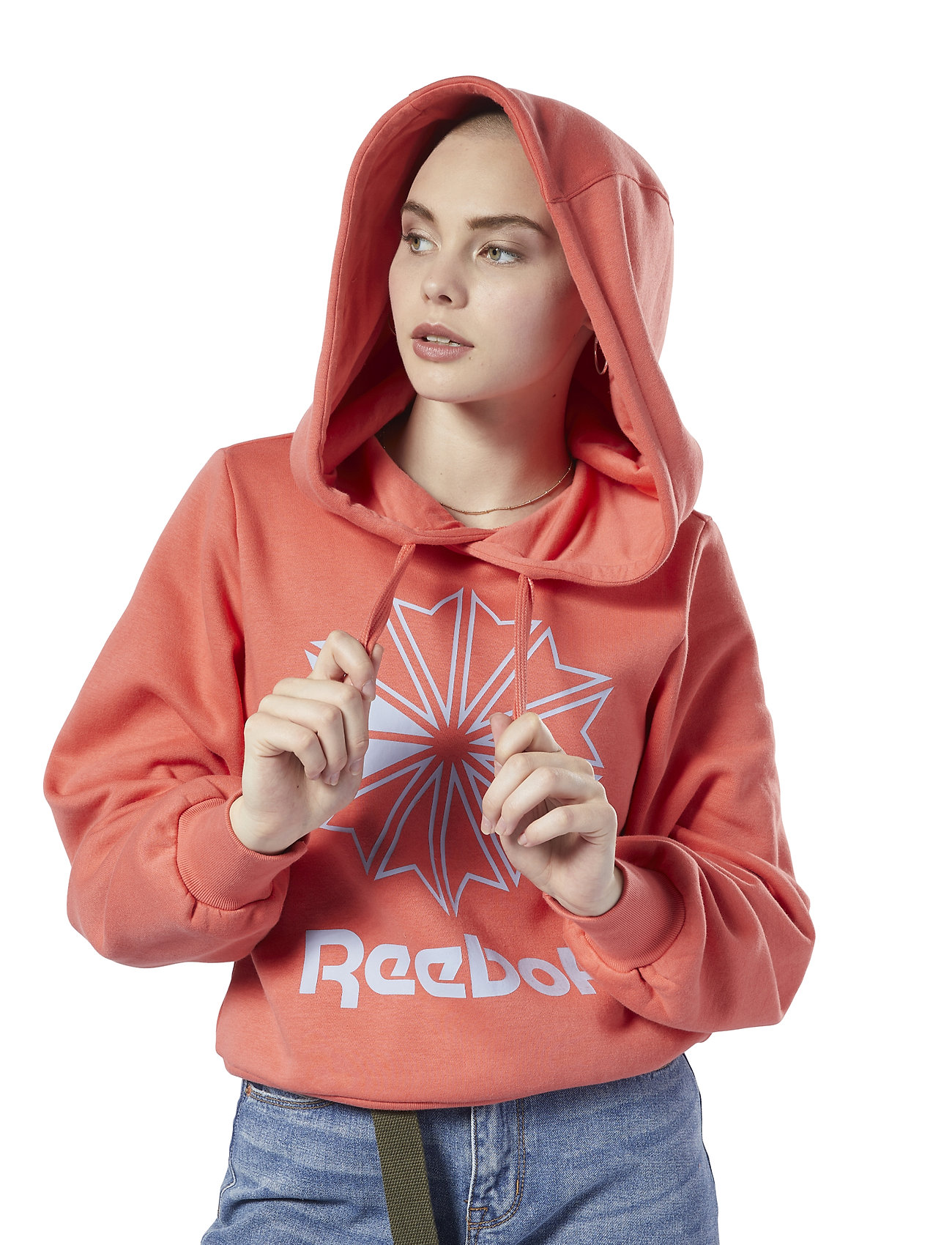 reebok classics big logo hoodie