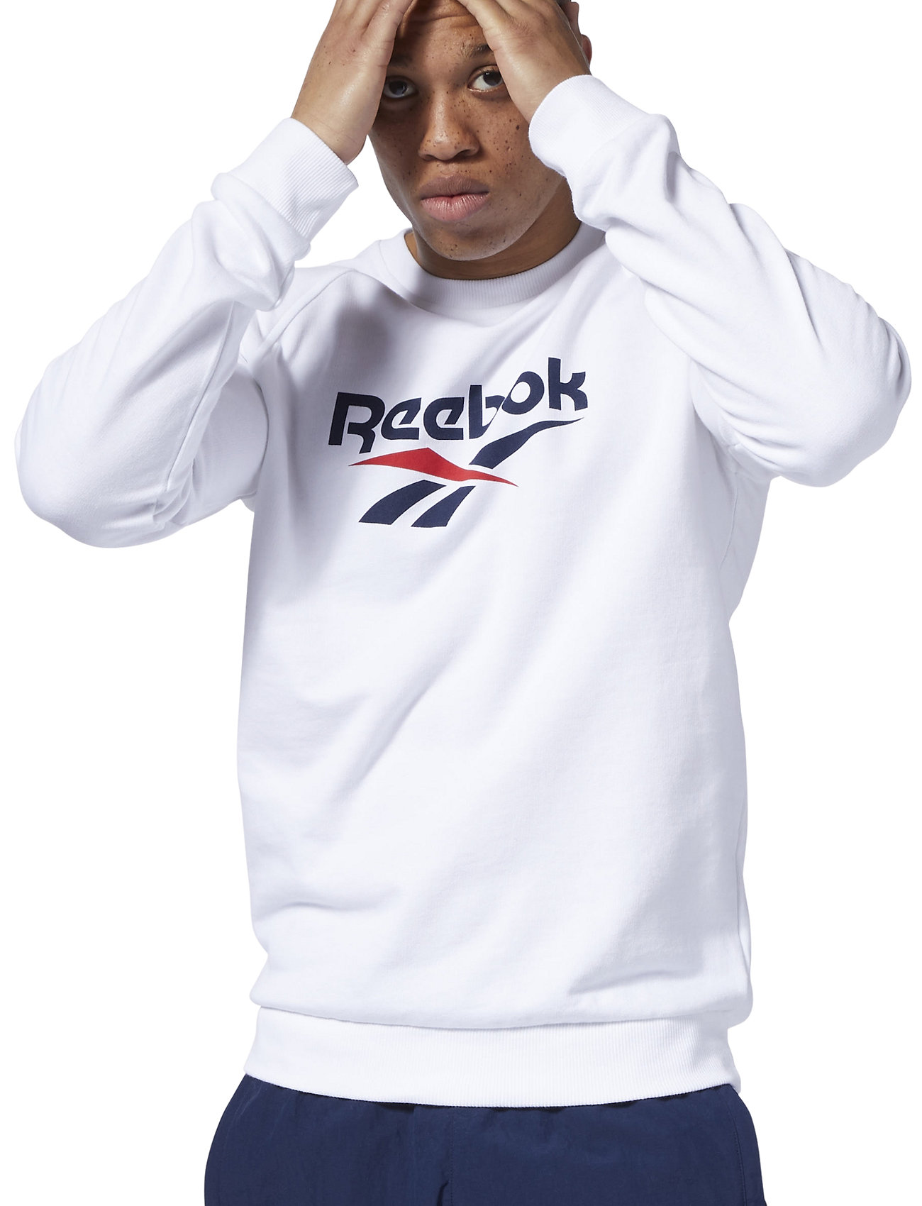 reebok classic sweatshirt white