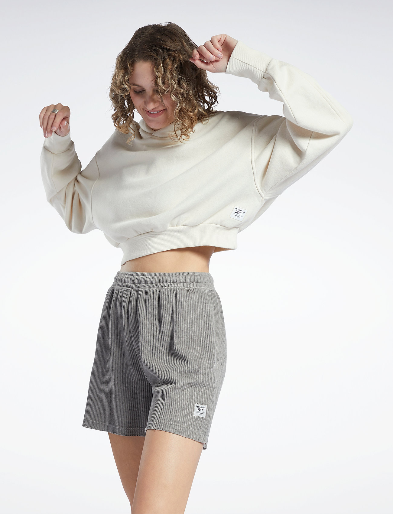 reebok crop hoodie