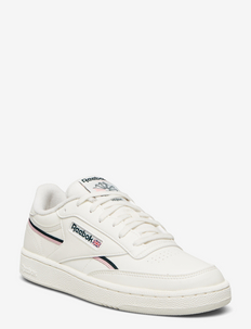 reebok club c double heart trainers in white and lilac