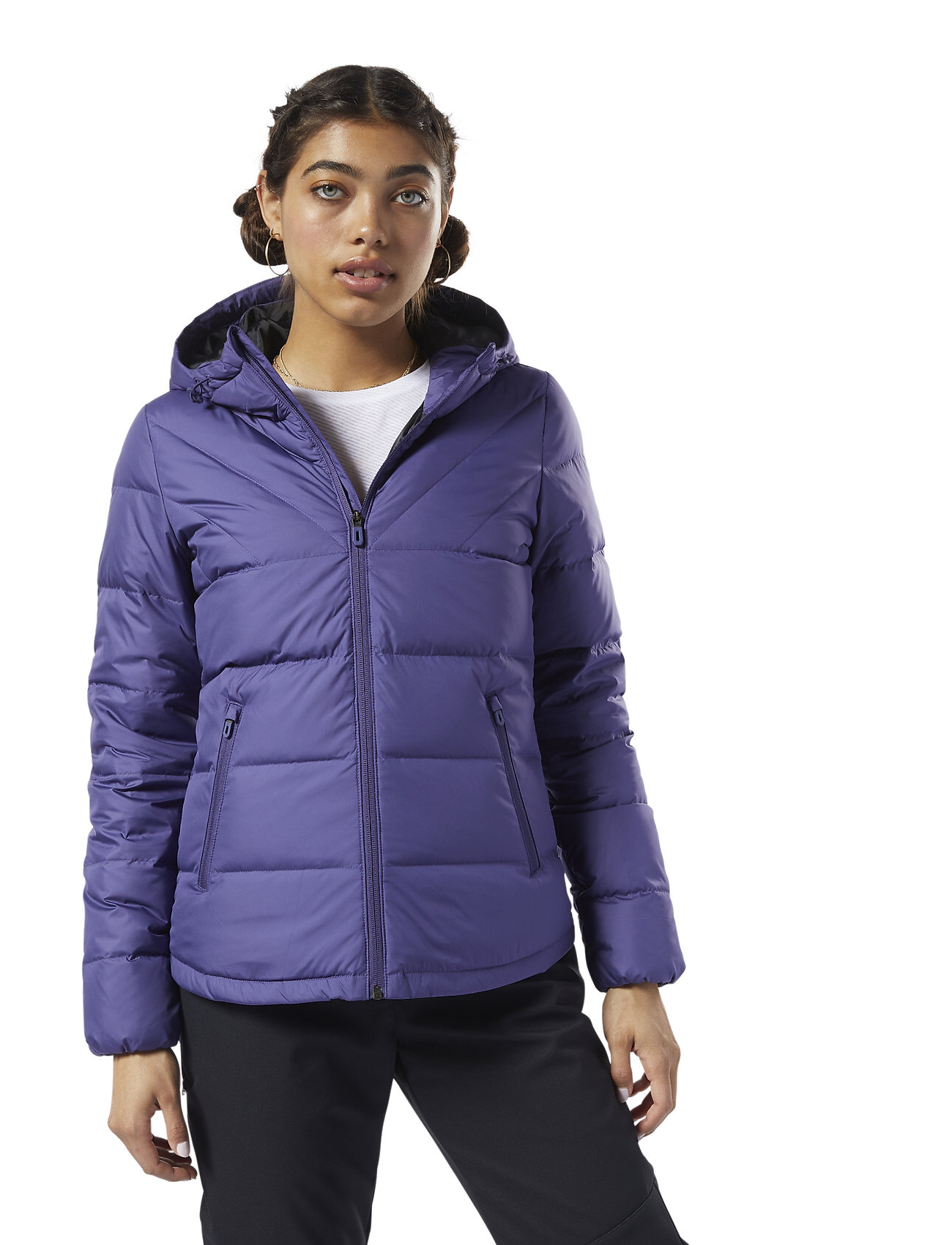 reebok down long jacket