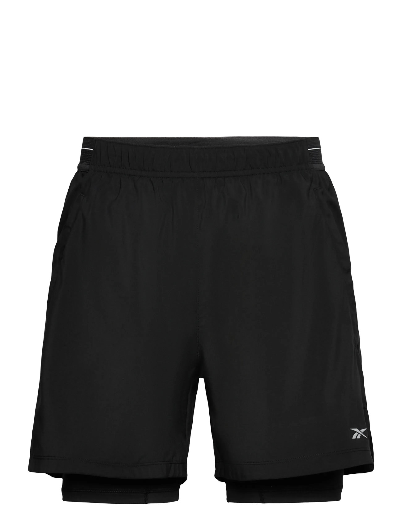 Reebok Performance Athlete Speed 7.5 2-In-1 Short, S, Black, Sport Shorts > Sport Training Shorts, Herre