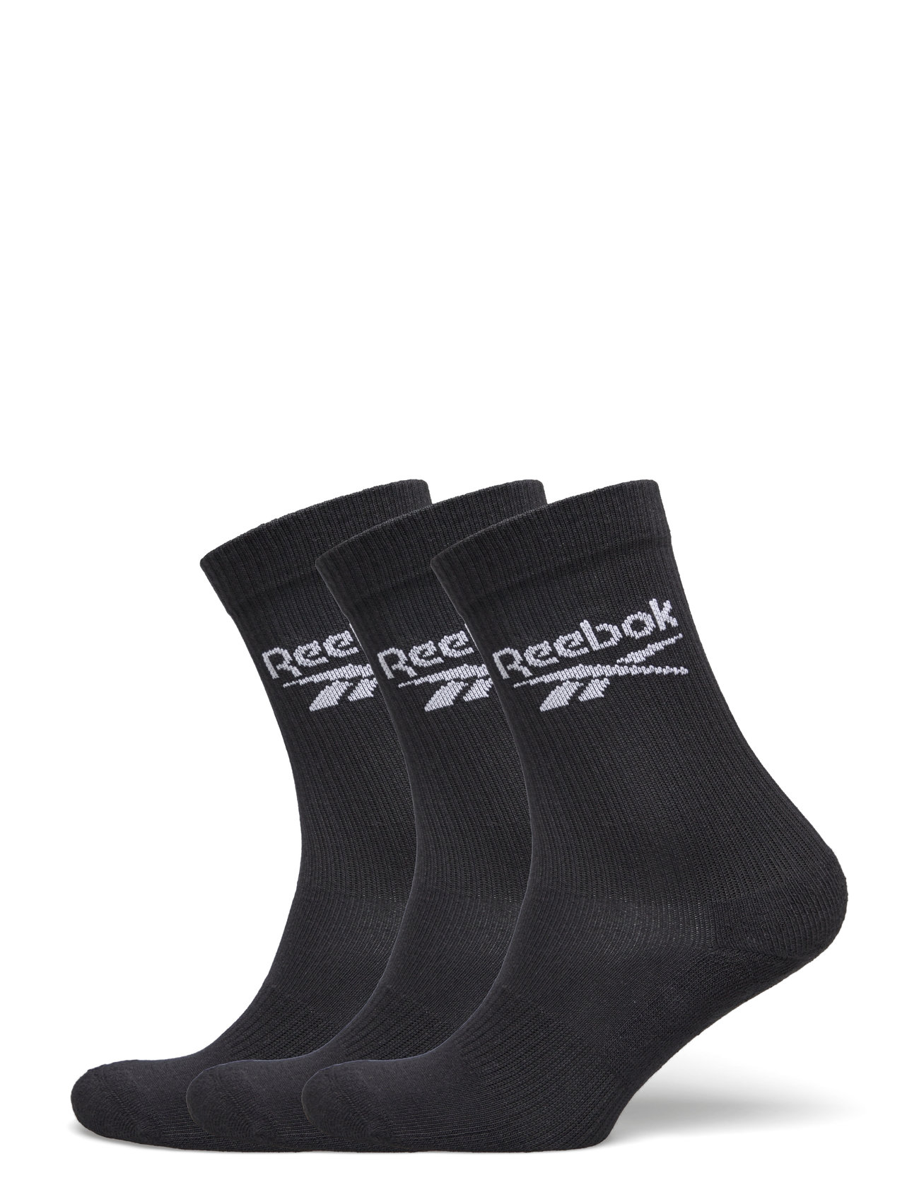 REEBOK PERFORMANCE Socke Crew With Half Terry Schwarz - 46-48 - Damen