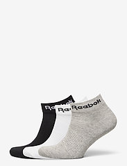 Active Core Ankle Socks 3 Pairs - MGREYH/WHITE/BLACK