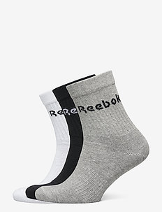 Active Core Crew Socks 3 Pairs - ankle socks - mgreyh/black/white