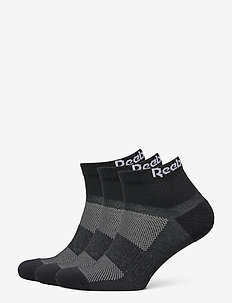 Active Foundation Ankle Socks 3 Pairs - kojinės iki kulkšnių - black