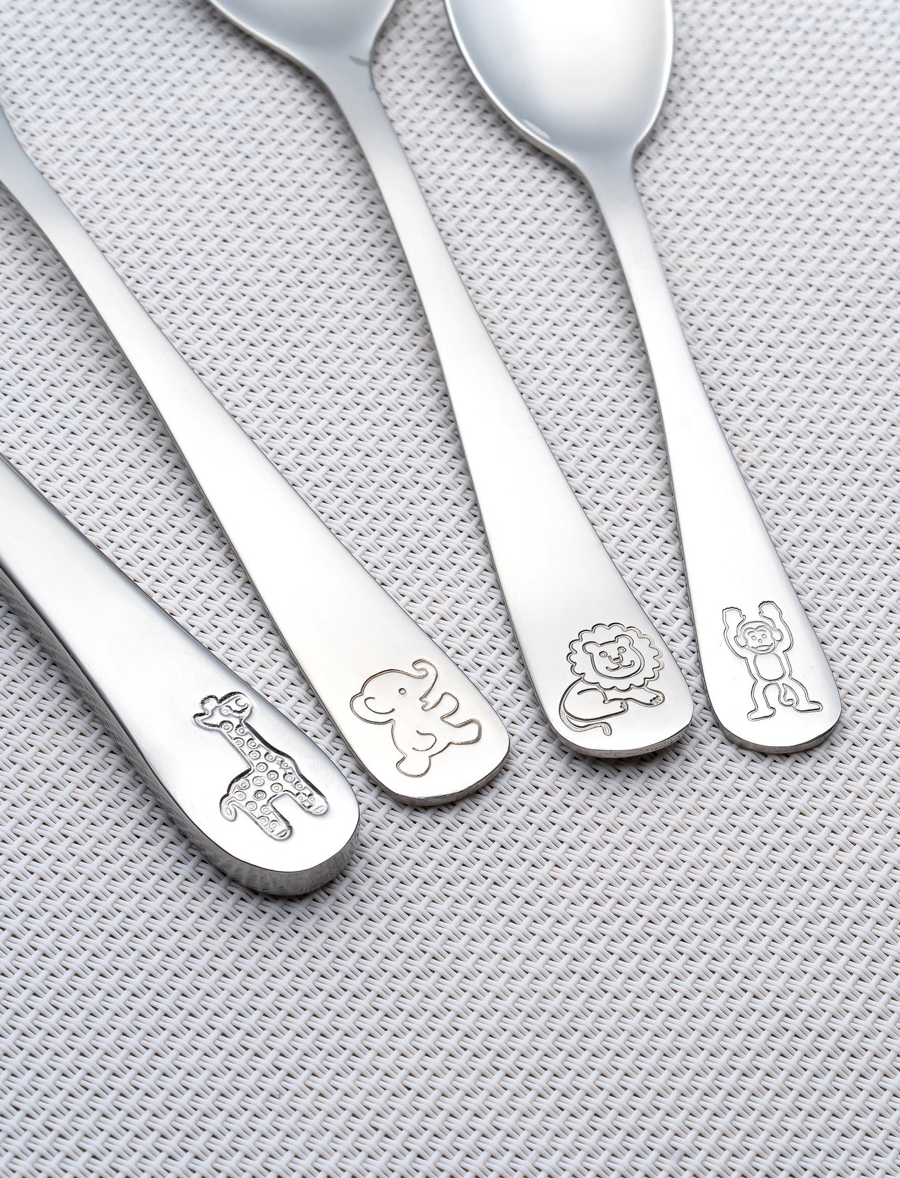 Reer Reer Growing Stainless Steel Cutlery Set, 4 Pcs, One Size, Silver, Måltid > Bestik, Børn