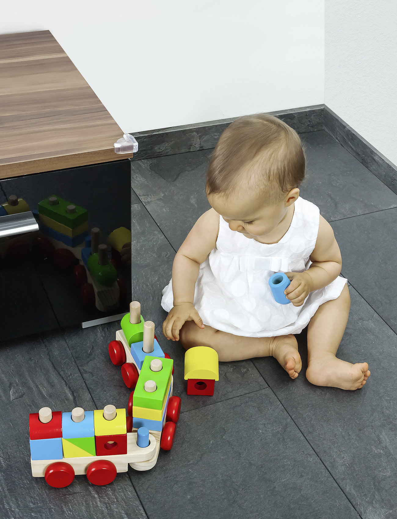 Reer Corner Protector, One Size, Grey, Pleje Og Hygiejne > Babysikkerhed, Børn