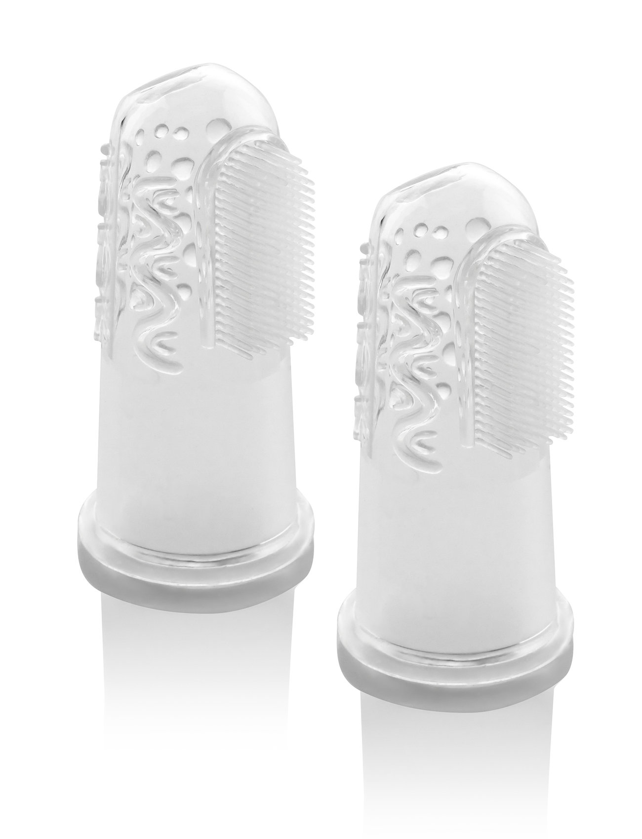 Reer Silic Finger Toothbrush 2 Pieces Multi/patterned