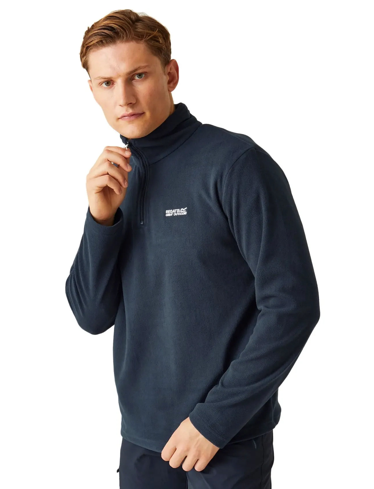 Regatta Thompson, XXL, Navy, Sport Fleeces & Midlayers > Sport Fleeces, Herre