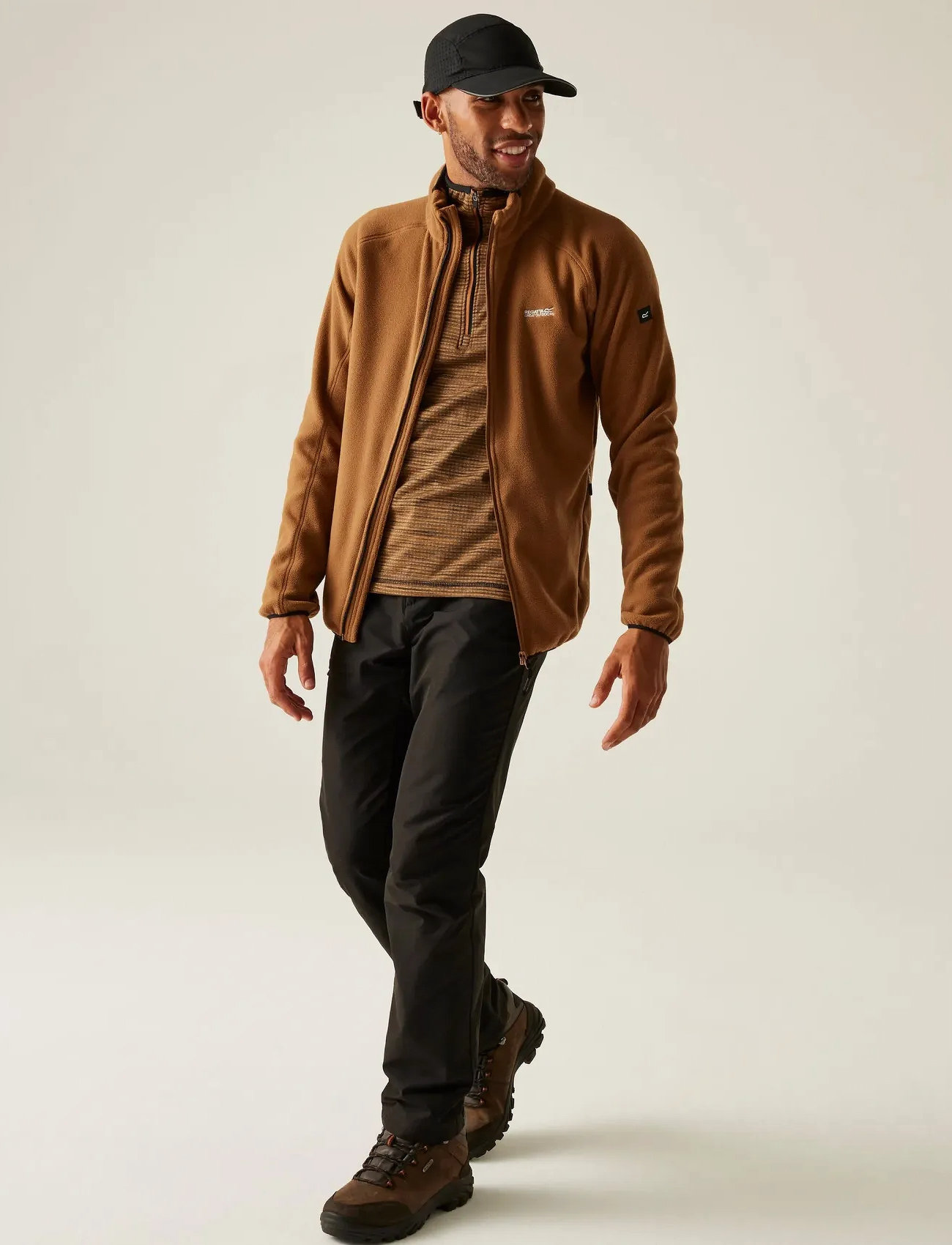 Regatta Hadfield, S, Brown, Sport Fleeces & Midlayers > Sport Fleeces, Herre