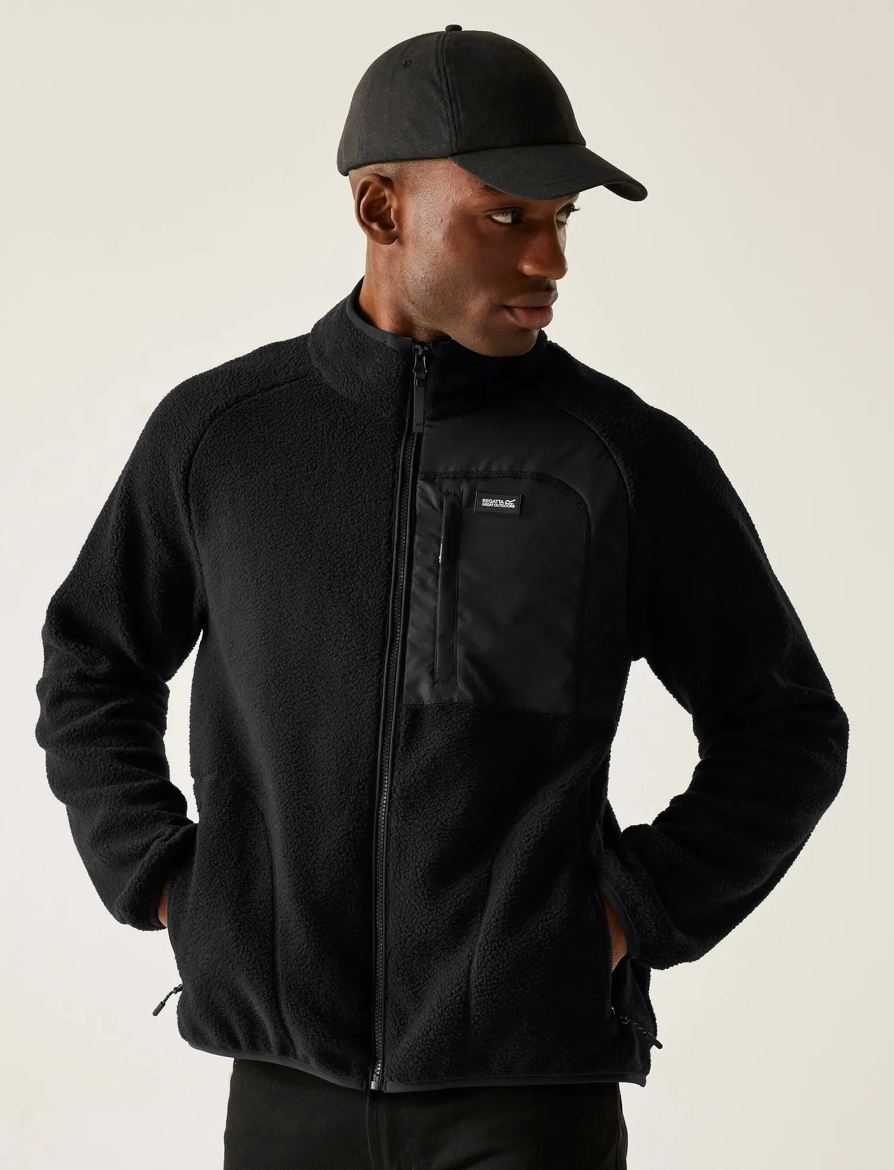 Regatta Frankie Borg, L, Black, Sport Fleeces & Midlayers > Sport Fleeces, Herre