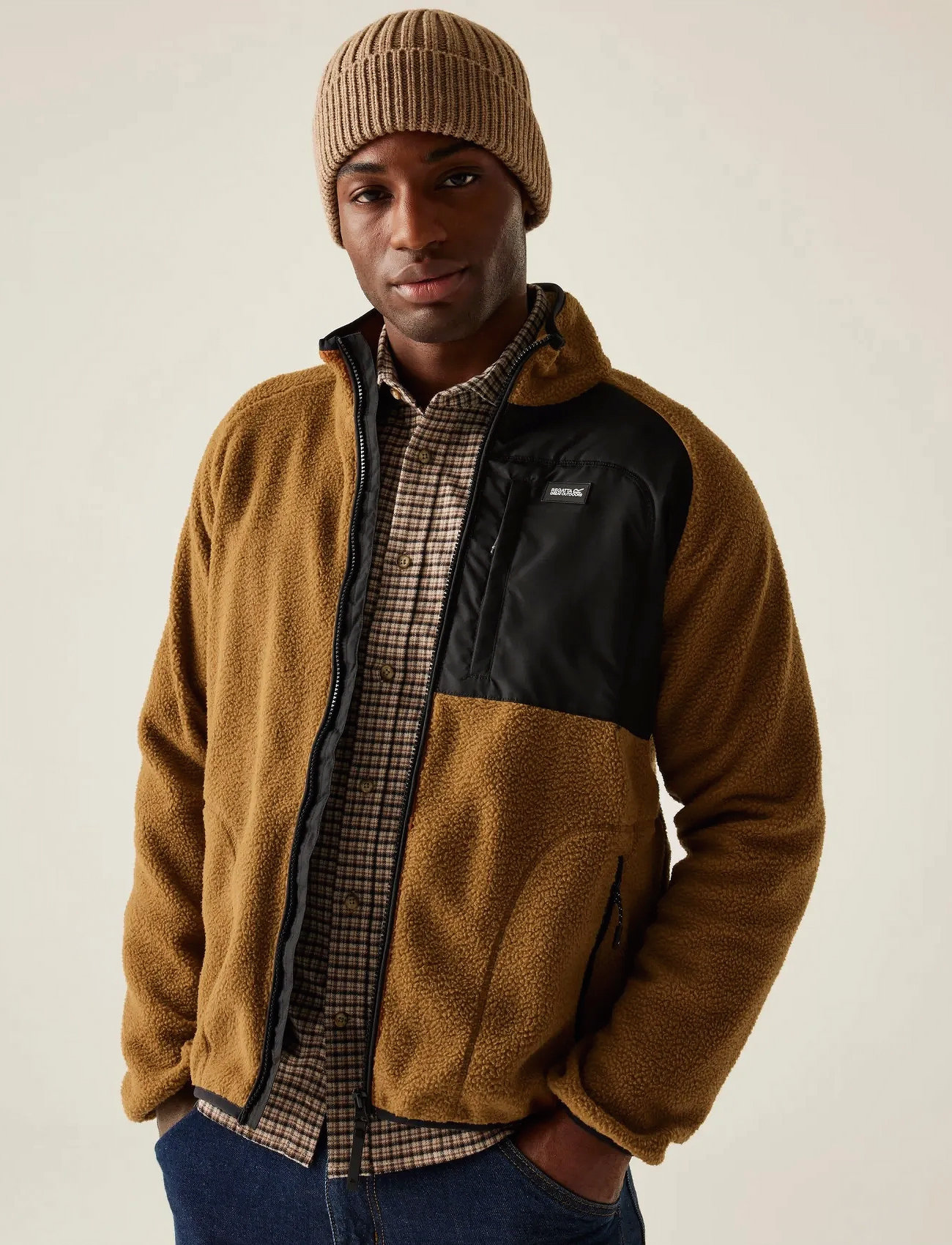 Regatta Frankie Borg, S, Brown, Sport Fleeces & Midlayers > Sport Fleeces, Herre